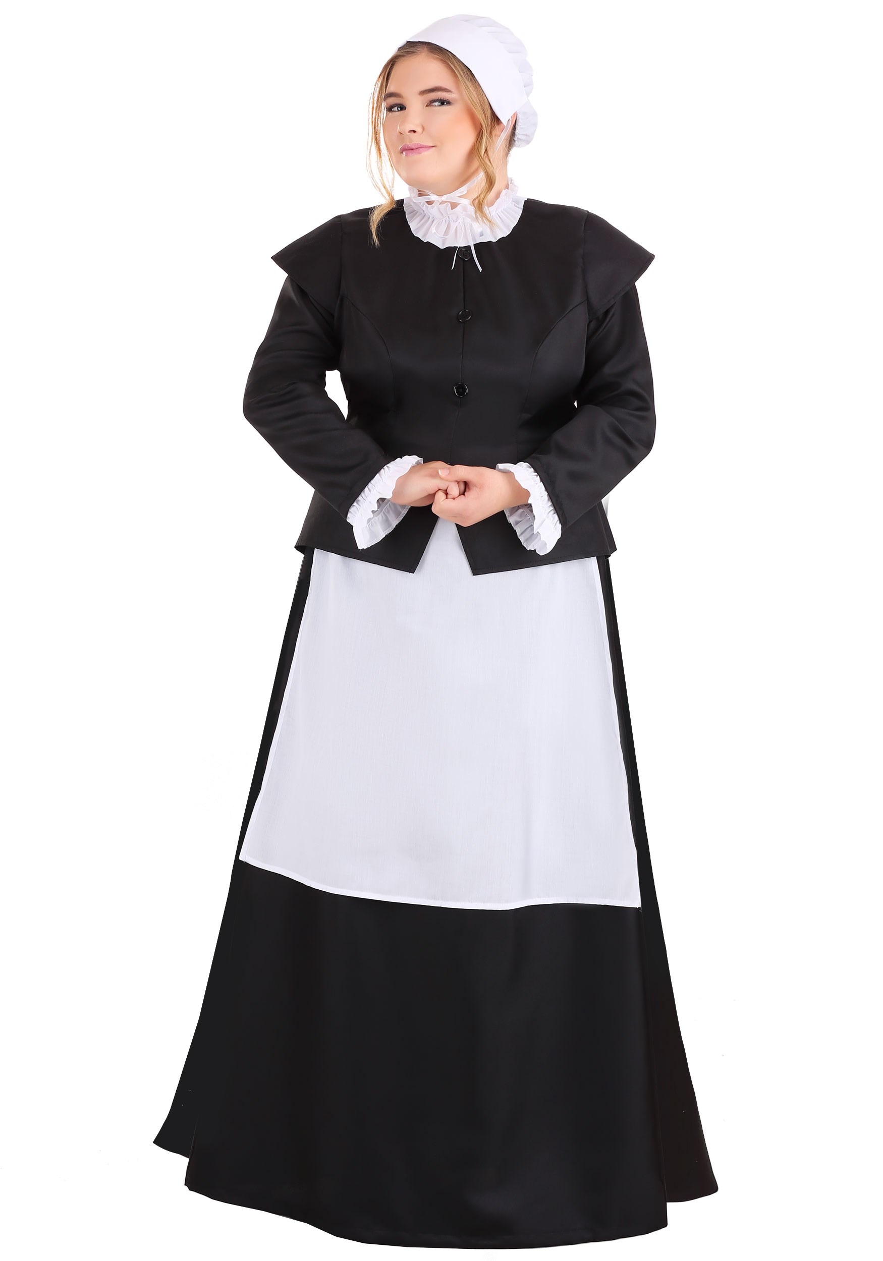 Photos - Fancy Dress Pilgrim FUN Costumes Women's Plus Size Thankful   Costume | Plus 