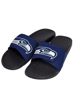 Seahawks Cropped Big Logo Slide Mens Flip Flop