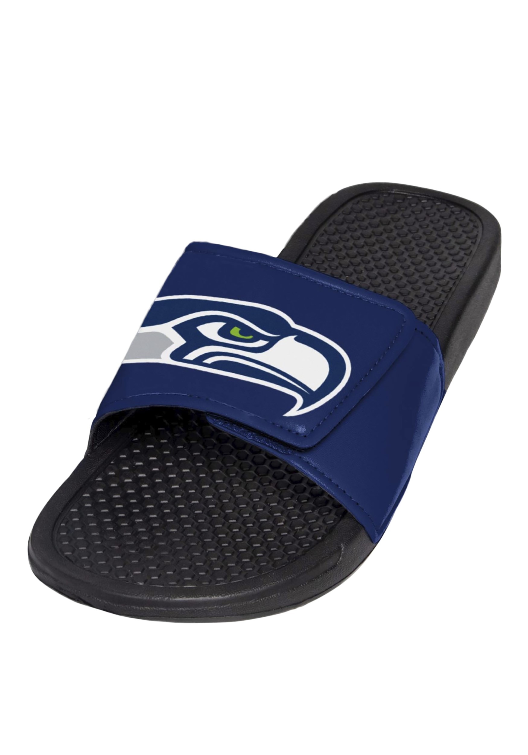 Men's Seahawks Cropped Big Logo Slide Flip Flop