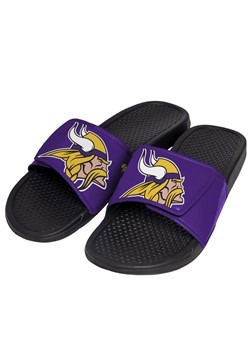 Minnesota Vikings Cropped Big Logo Slide Men's Flip Flop