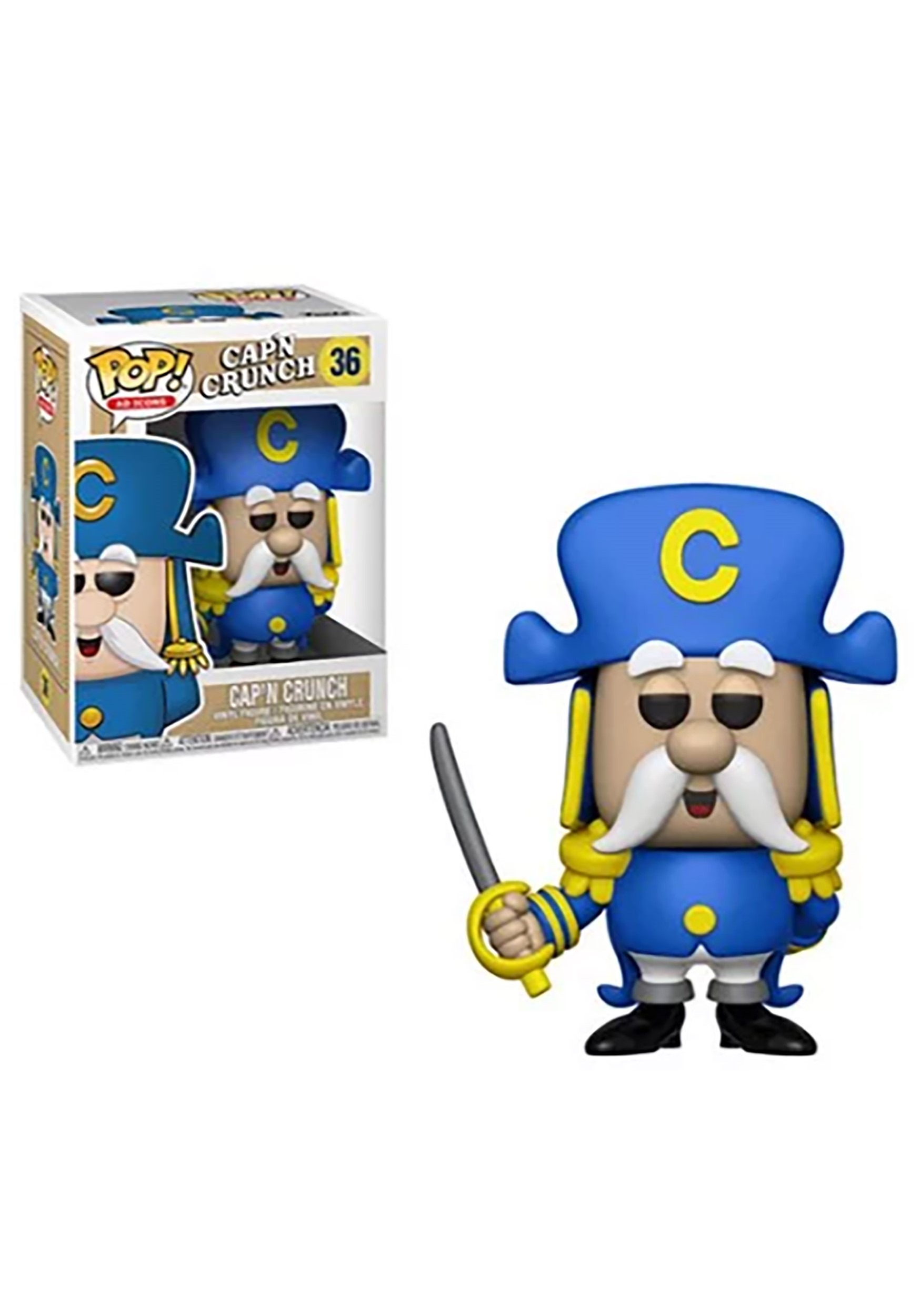 Pop! AD Icon: Quaker Oats- Cap'n Crunch w/ Sword