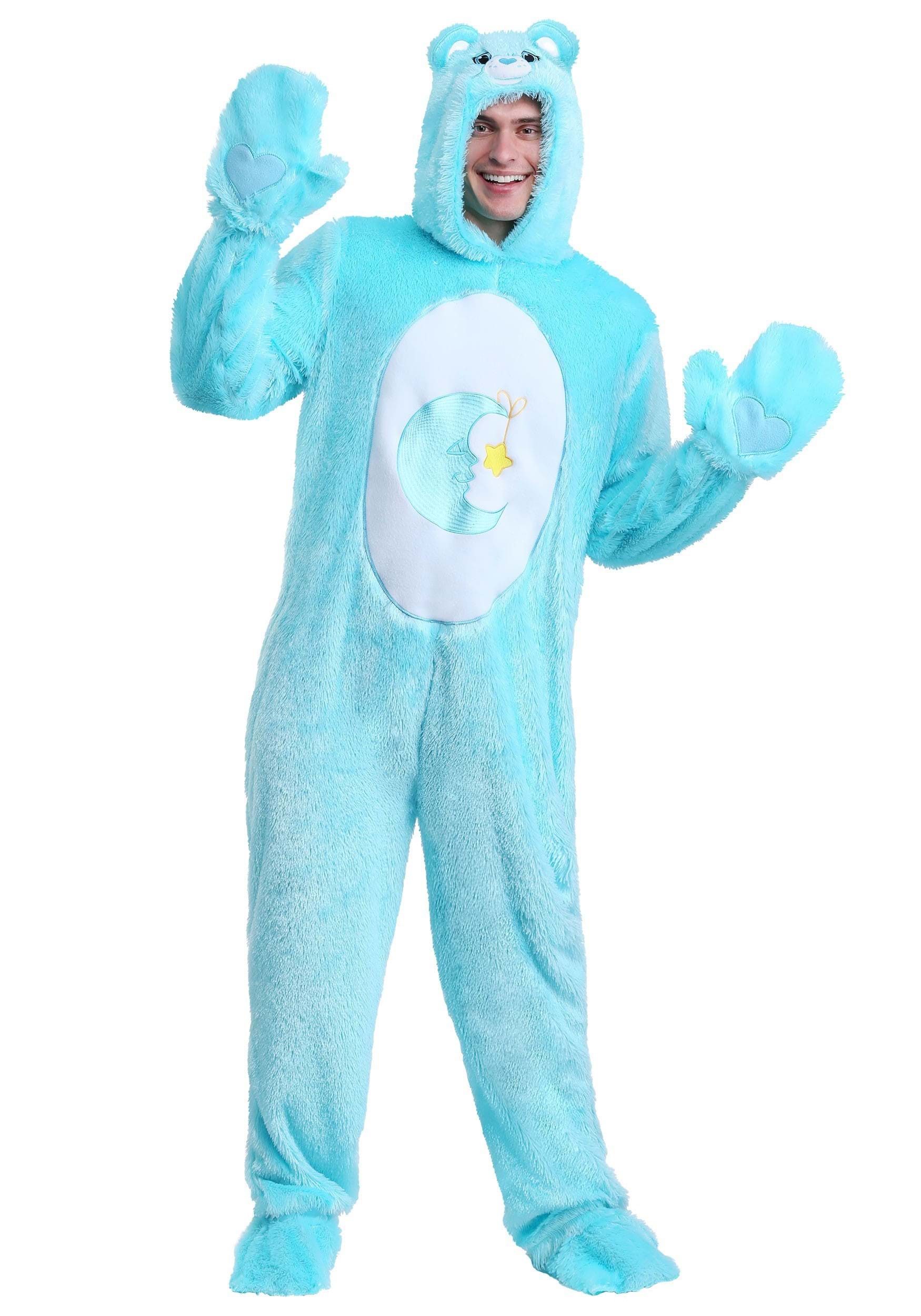 Care Bears Adult Plus Size Classic Bed Time Bear Fancy Dress Costume
