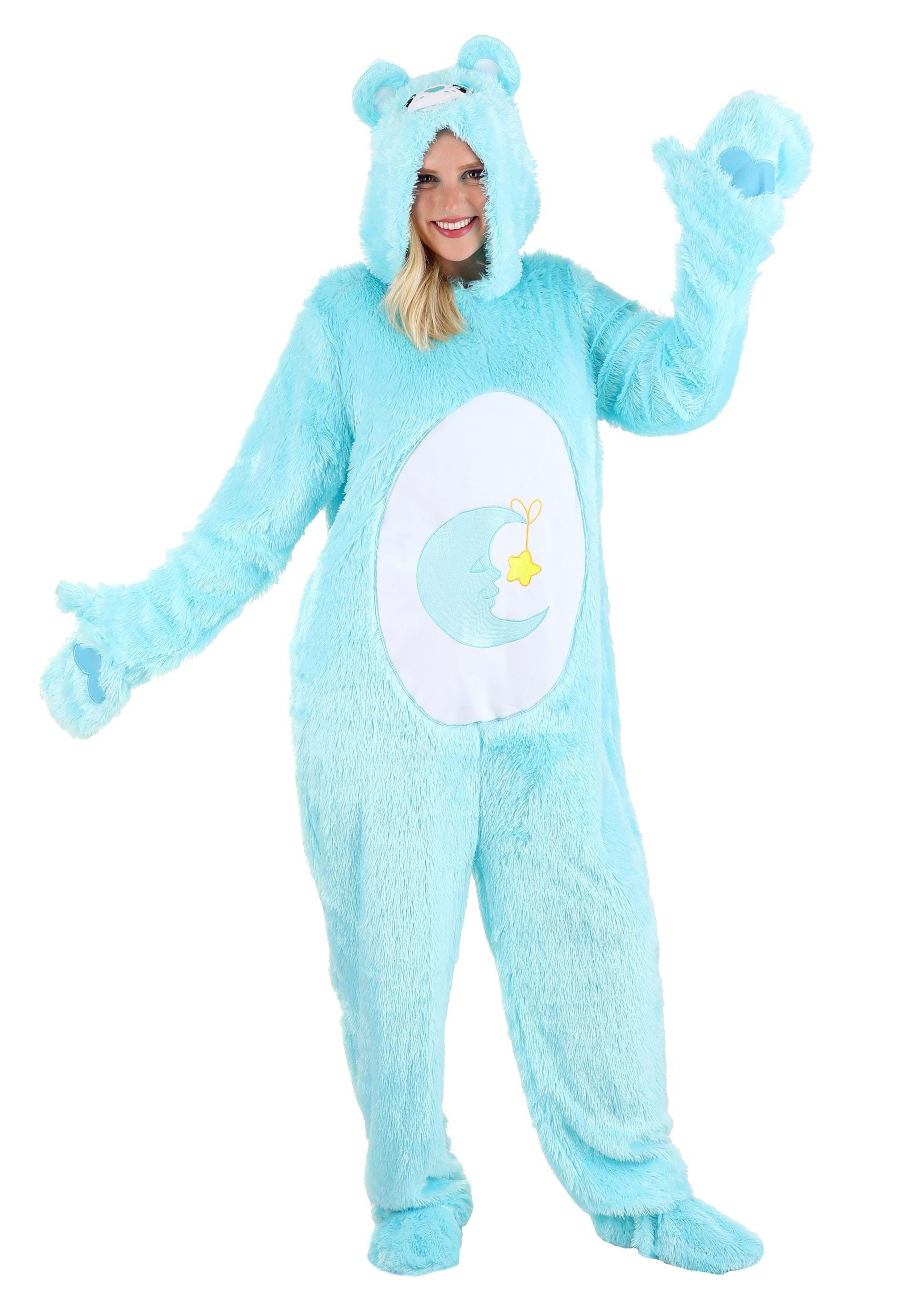 Care Bears Adult Plus Size Classic Bed Time Bear Fancy Dress Costume