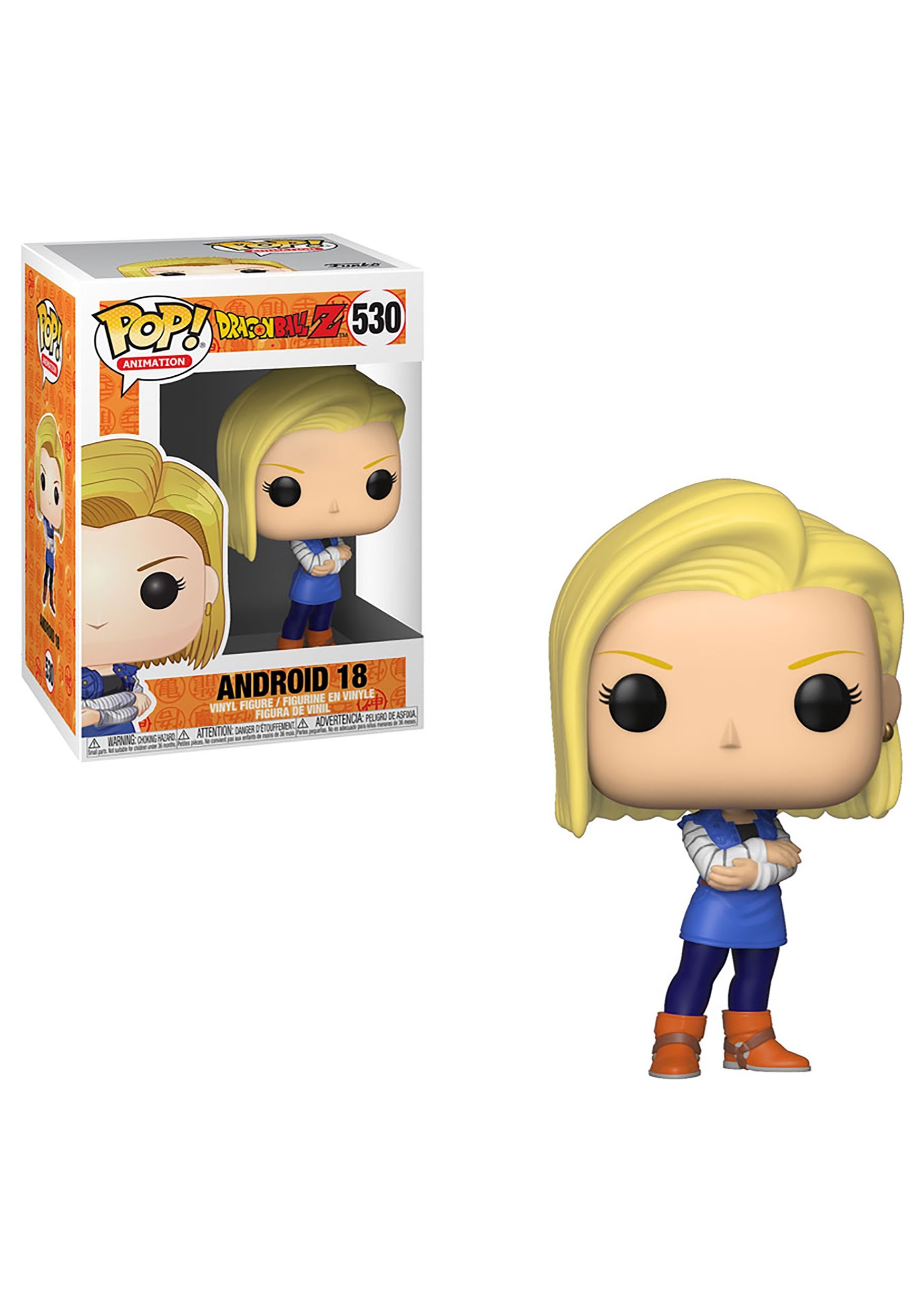 Pop! Animation: DragonBall Z- Android 18 Vinyl Figure