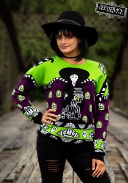 Beetlejuice Lydia Deetz Ugly Halloween Sweater 1