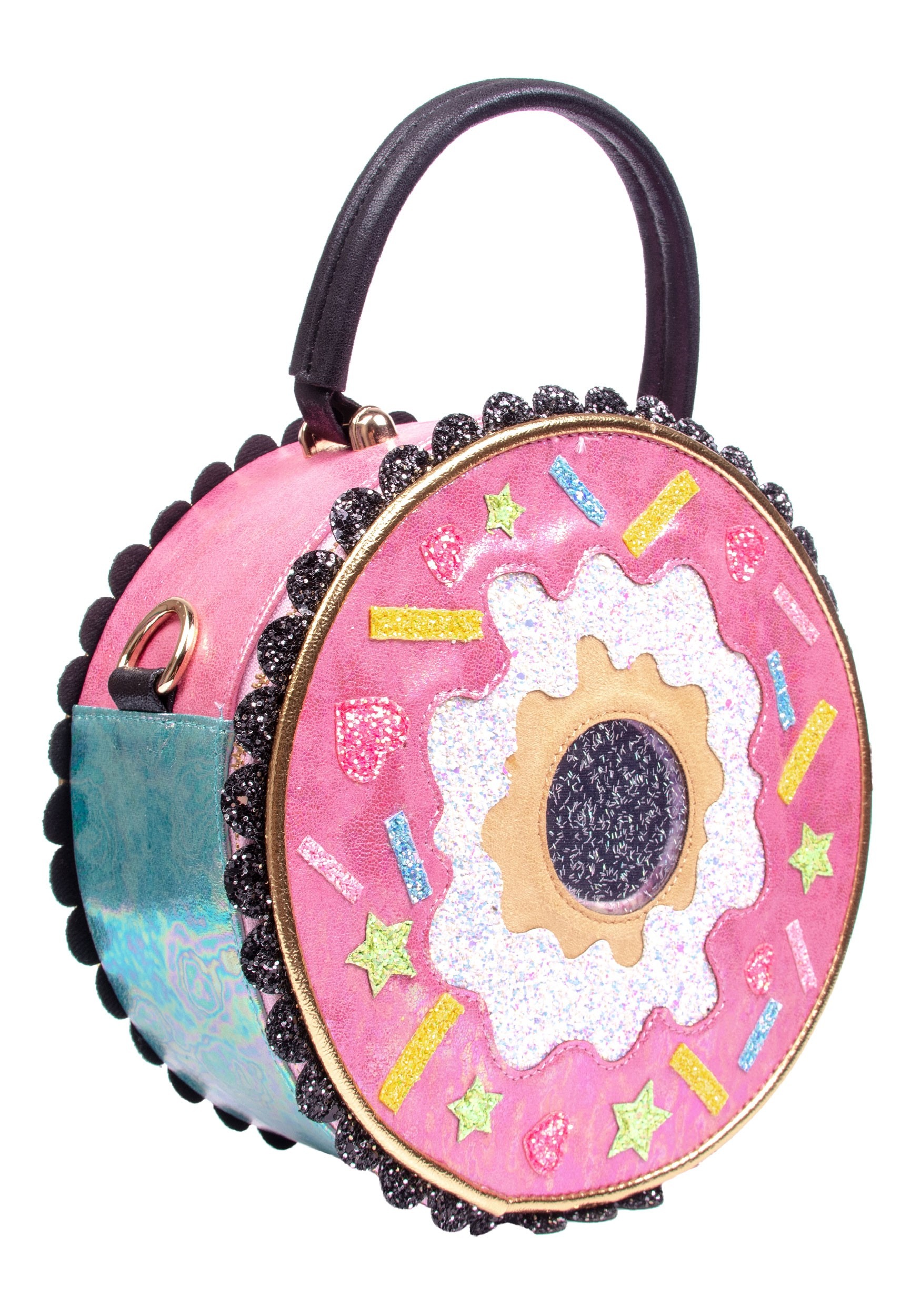 Irregular Choice Donut Worry Pink & White Purse