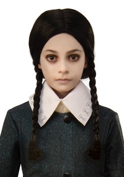The Addams Family Wednesday Child  Wig Accessory