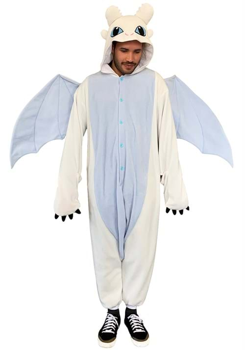 Adult How to Train Your Dragon Light Fury Kigurumi