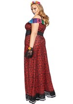 Plus Size Deluxe Day of the Dead Beauty Costume Alt 2