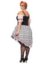 Womens Plus Size Sugar Skull Senorita Costume Alt 1