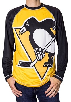 NHL Pittsburgh Penguins Men's Long Sleeve Rash Guard T-Shirt