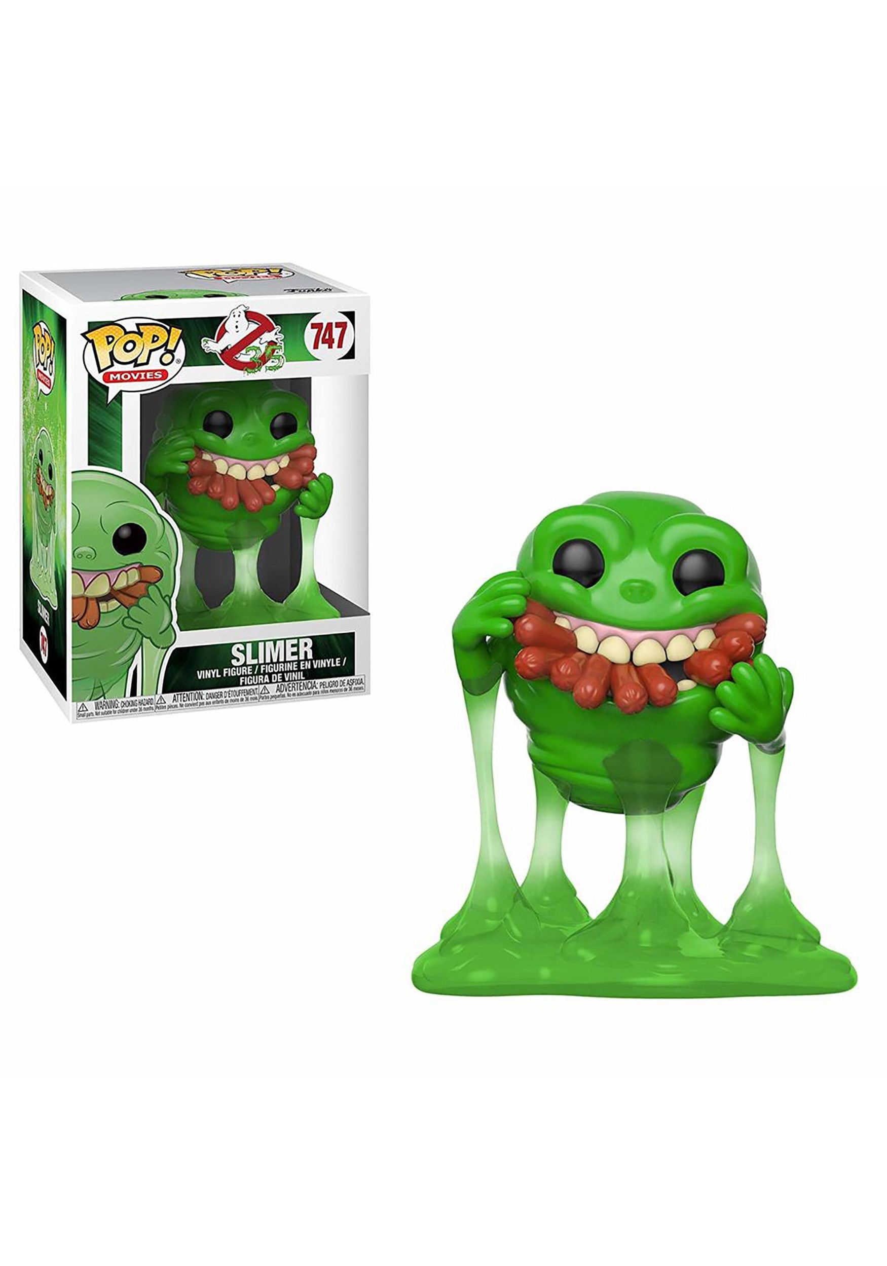 Pop! Movies: Ghostbusters- Slimer w/ Hotdogs Vinyl