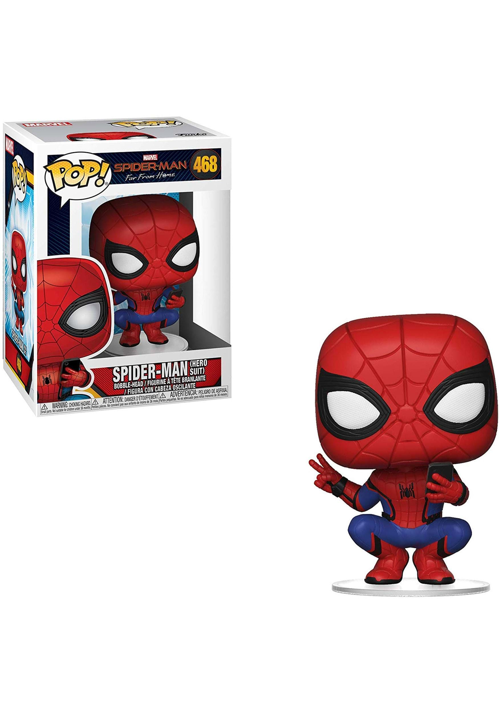 POP! Marvel: Spider-Man: Far From Home- Spider-Man Bobblehead Figure