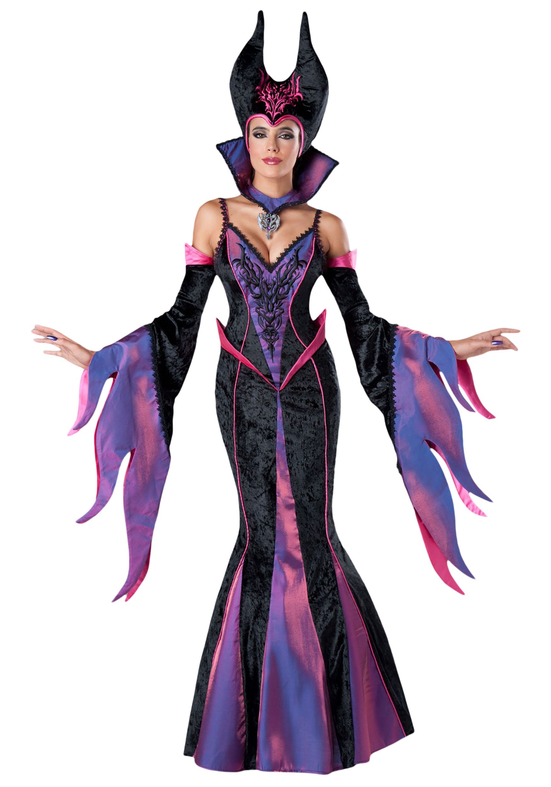 Dark Sorceress Women's Fancy Dress Costume