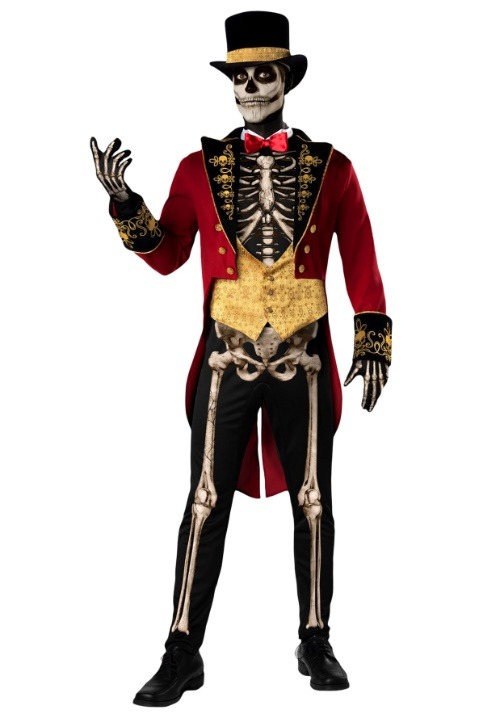 Men's Skeleton Ringmaster Costume