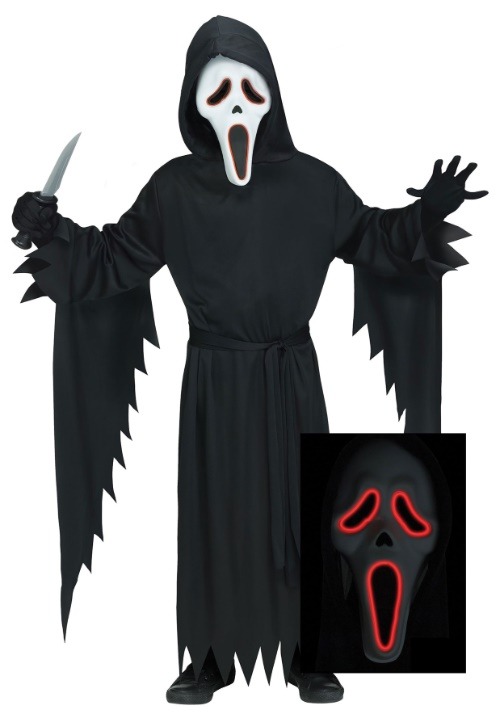 Men's E.L Ghost Face Costume 1