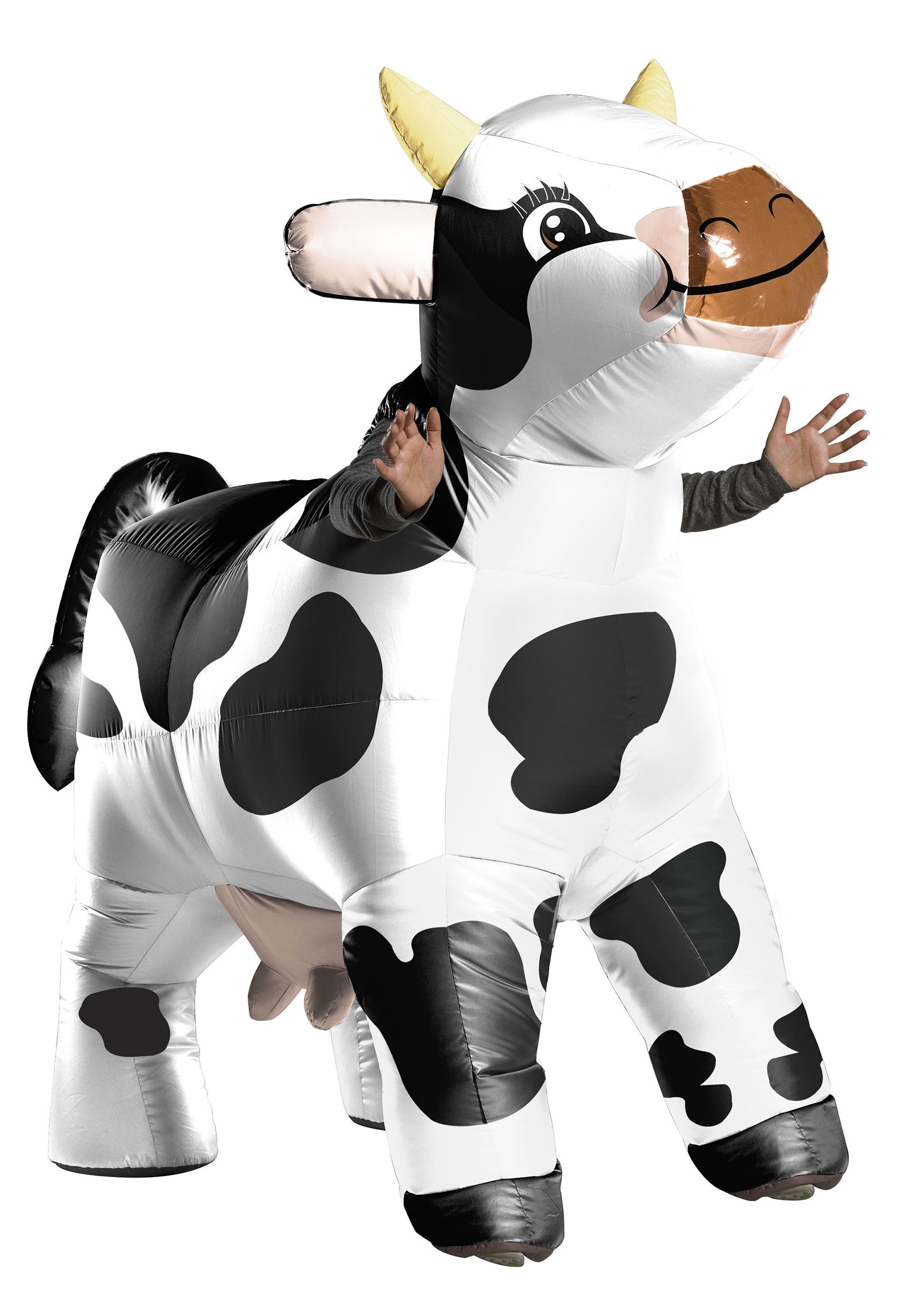 Inflatable Cow Adult Fancy Dress Costume