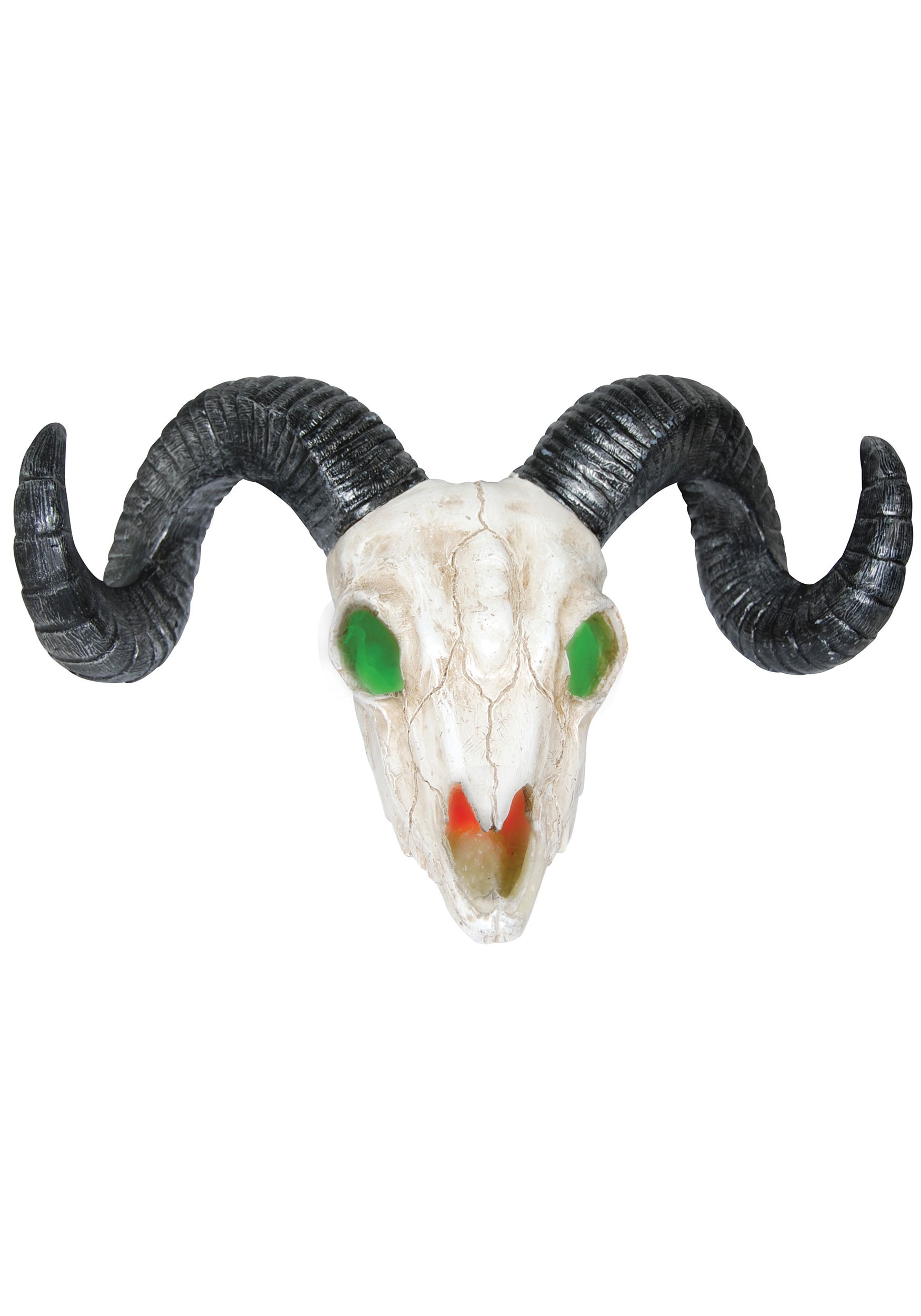 Halloween Ram Light Up Skull Prop Decoration