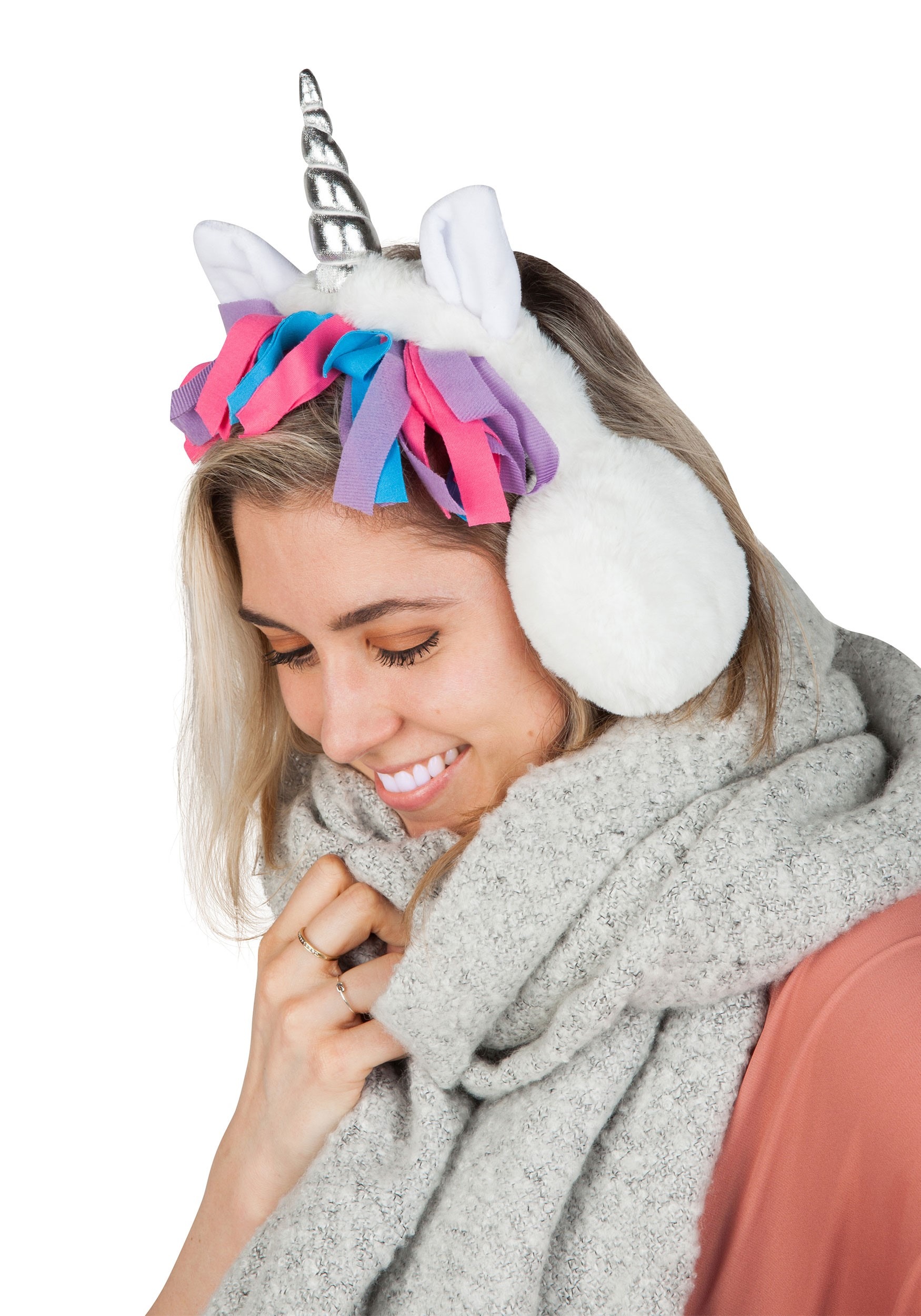 Unicorn Mane Ear Muffs Adults