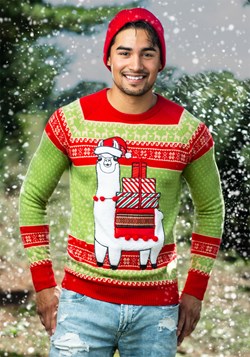 Adult Christmas Llama Unisex Ugly Sweater
