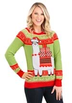 Adult Christmas Llama Ugly Sweater Alt 7