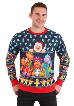 Adult Fraggle Rock Sublimated Ugly Christmas Sweater Alt 3