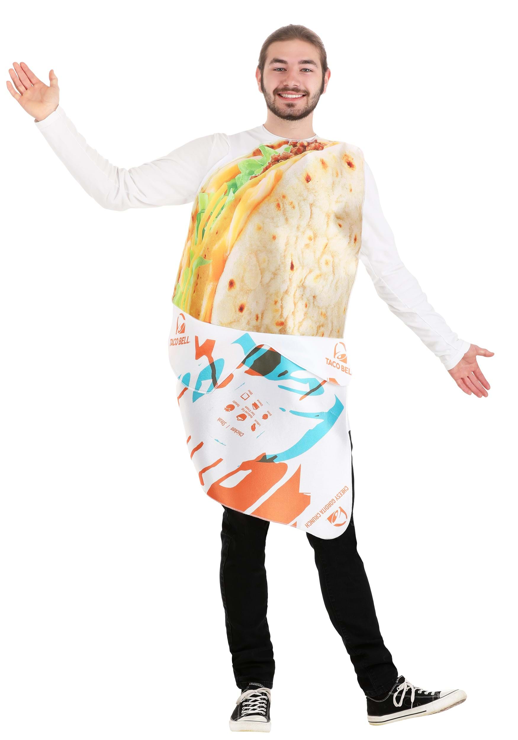 Taco Bell Gordita Crunch Adult Fancy Dress Costume