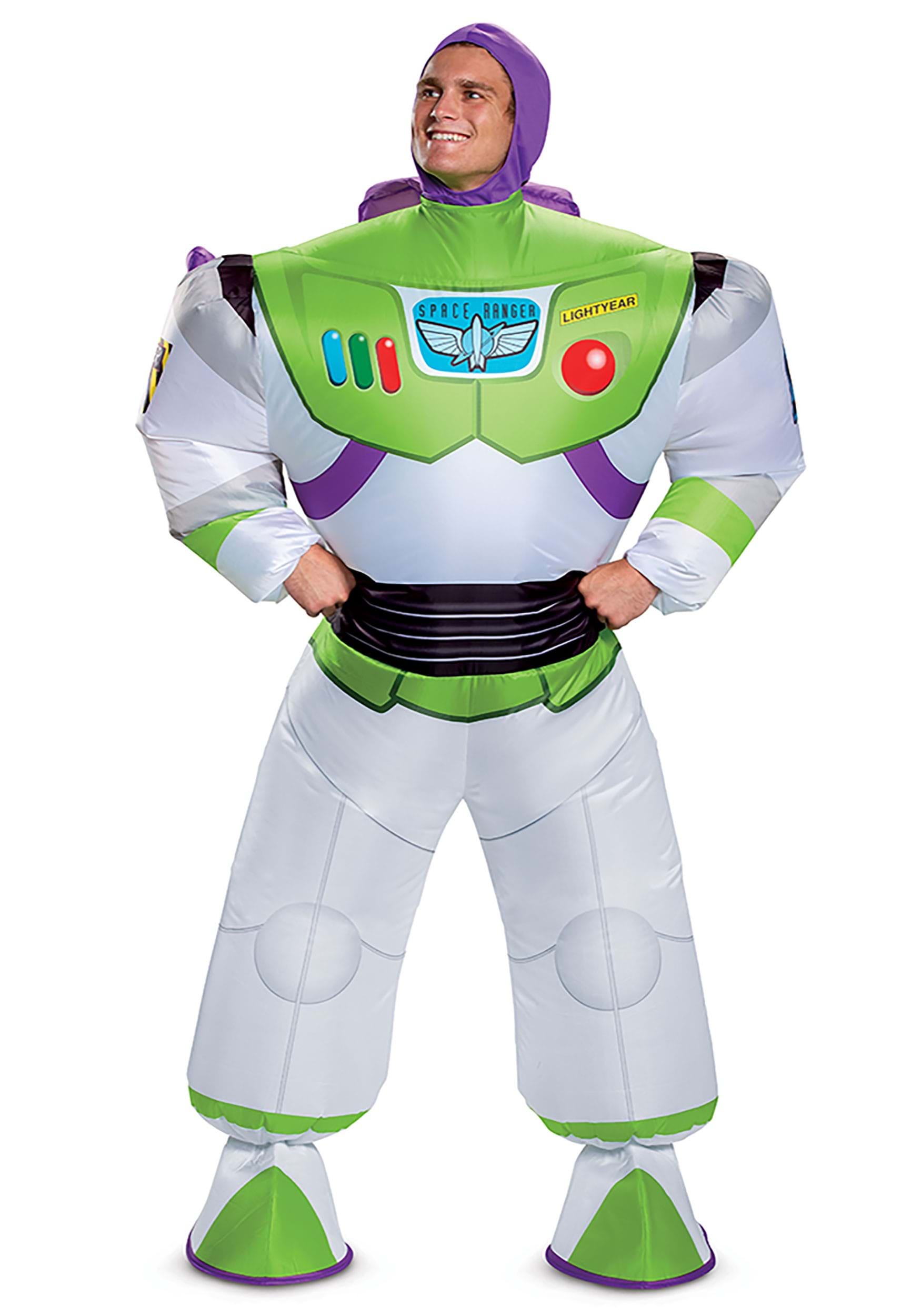 Toy Story Buzz Lightyear Inflatable Fancy Dress Costume For Adults