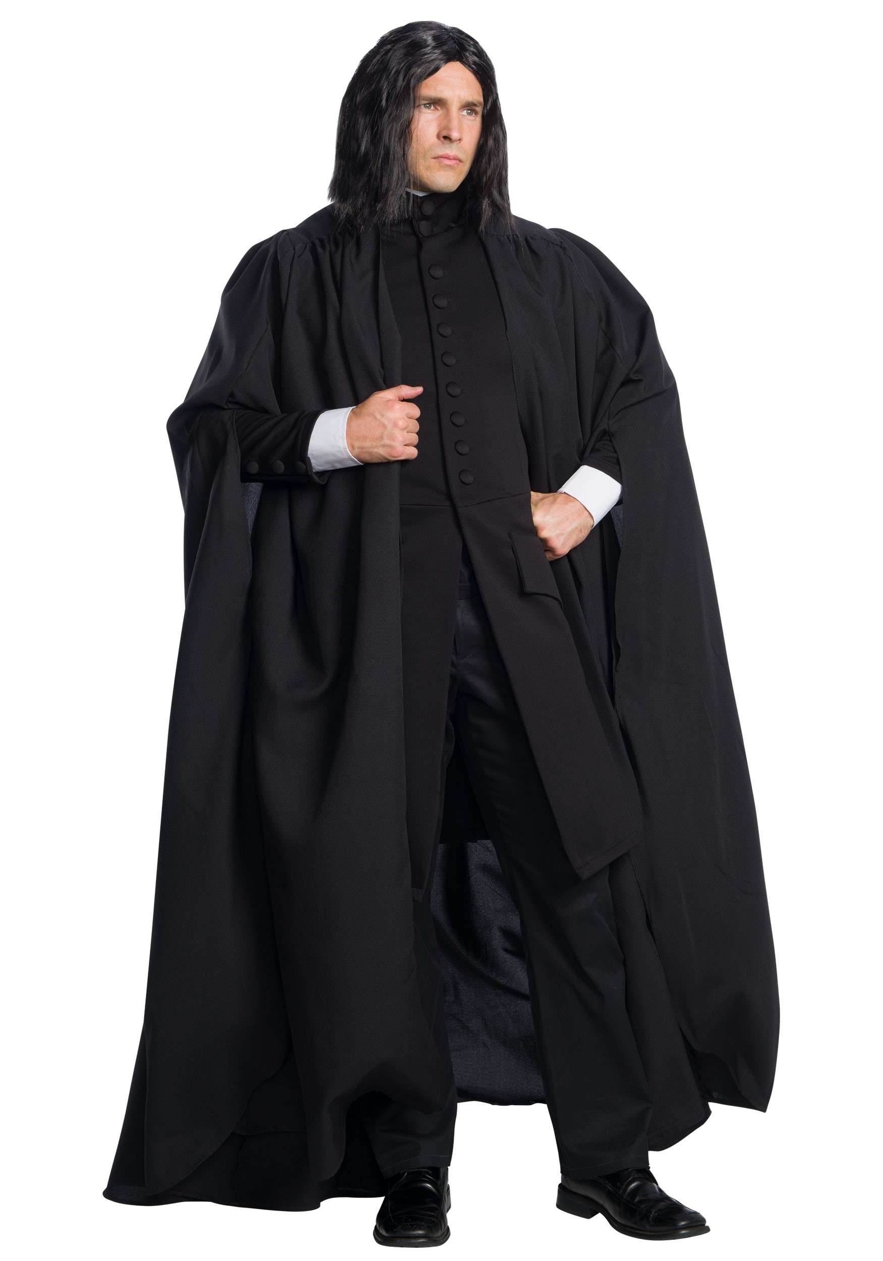 Adult Plus Size Harry Potter Severus Snape Fancy Dress Costume