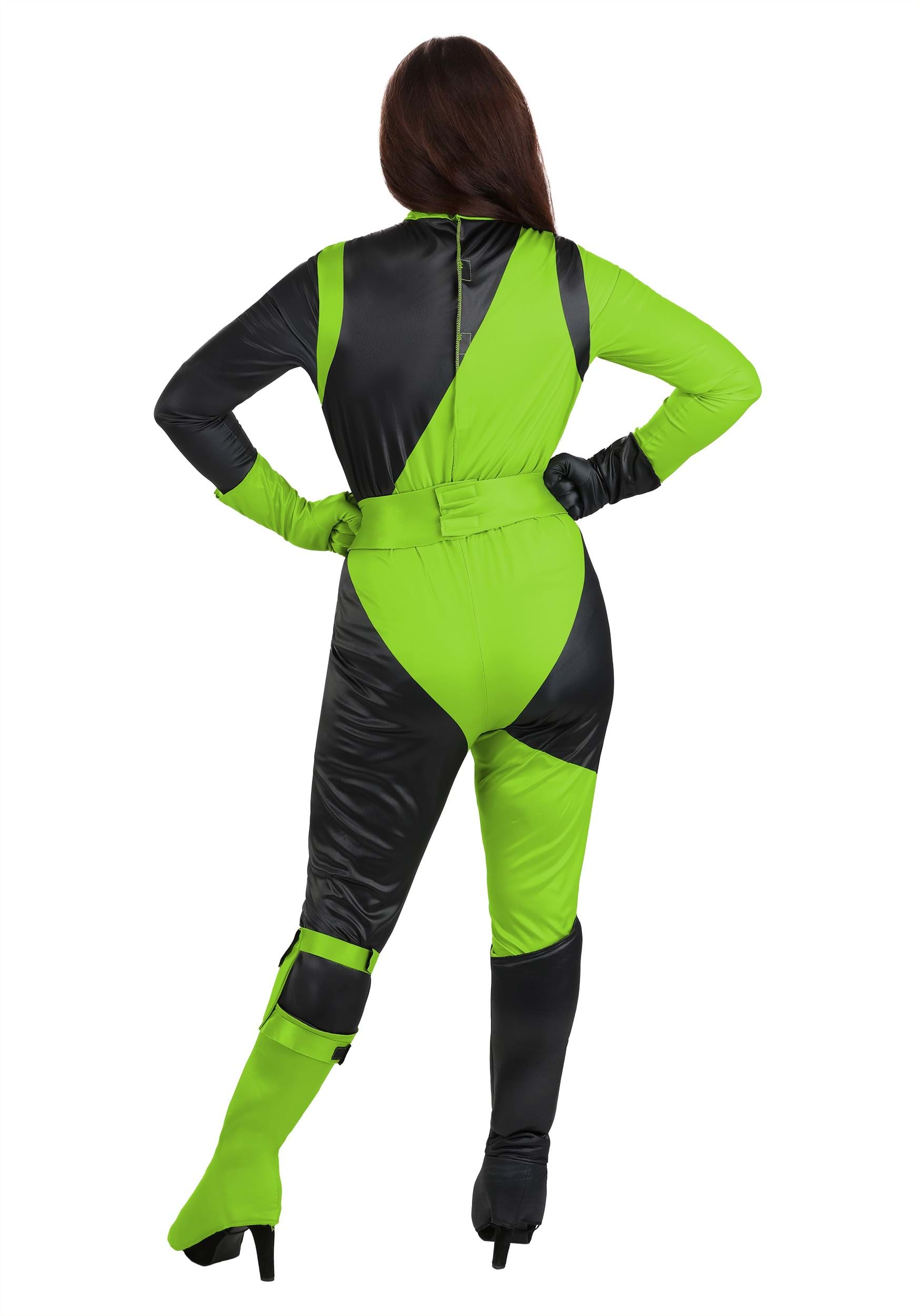 Kim Possible Animated Series Shego Fancy Dress Costume For Women