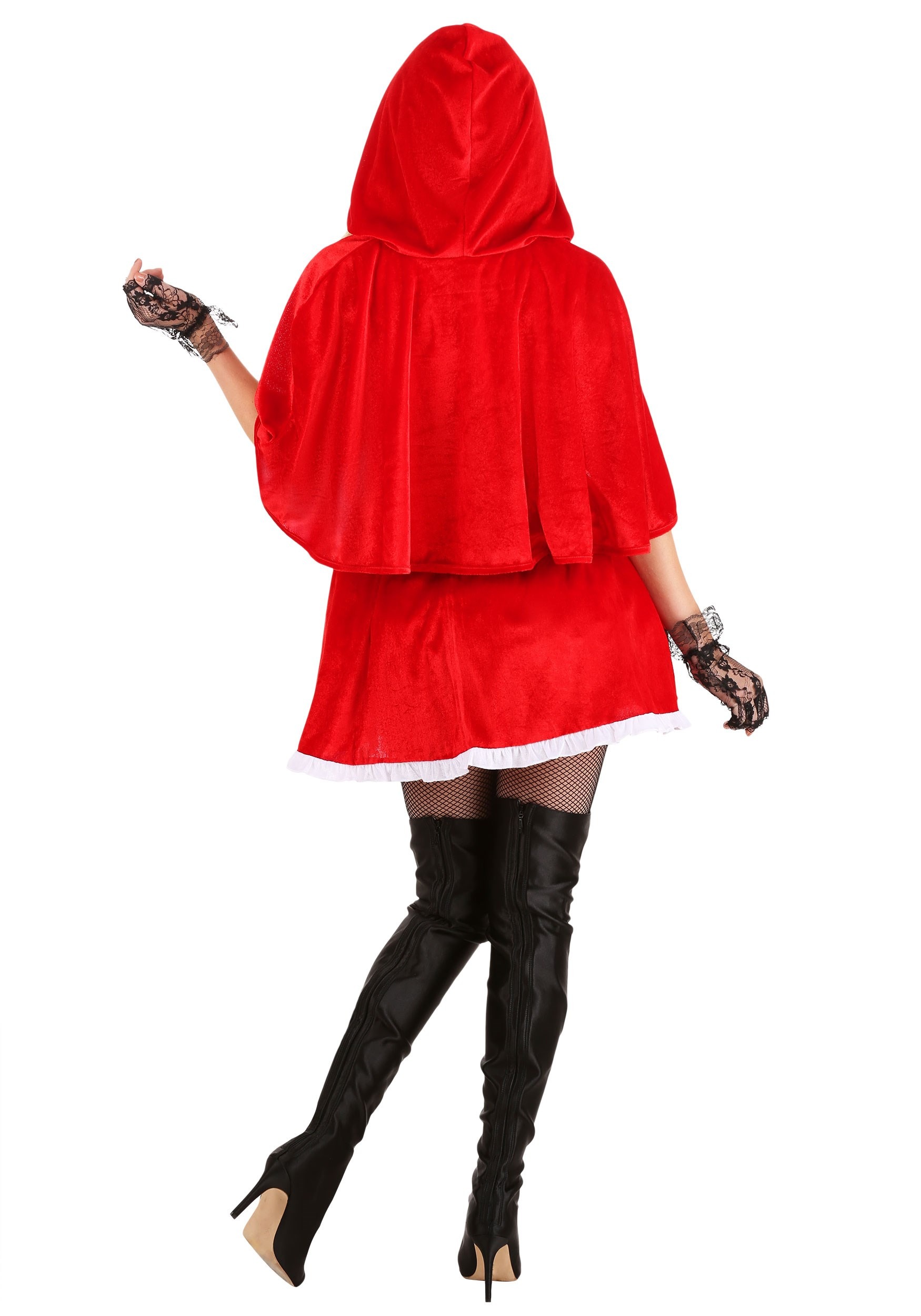 Red Hot Riding Hood Fancy Dress Costume For Women