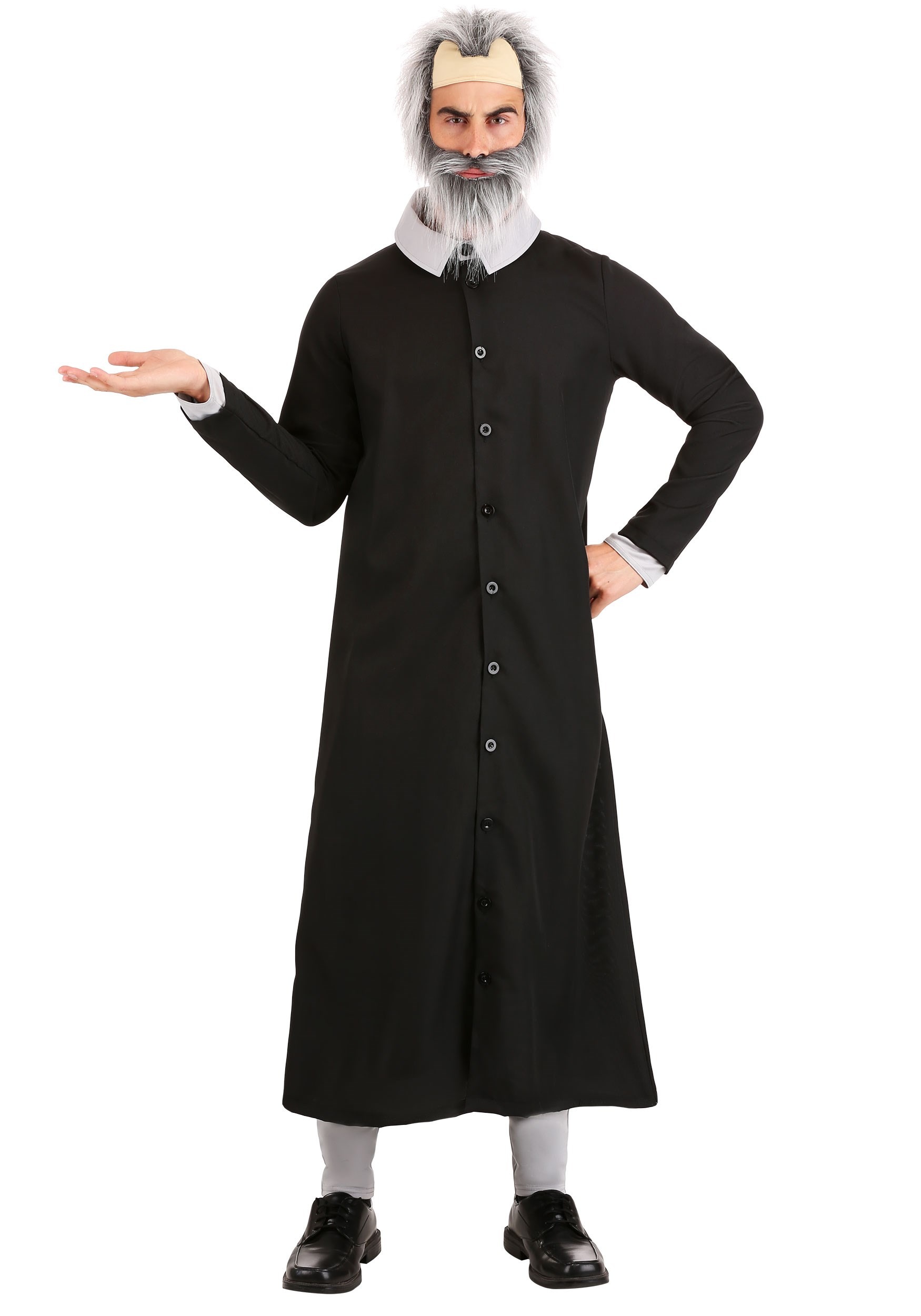 Adult Galileo Galilei Fancy Dress Costume With Wig , Historical Fancy Dress Costumes