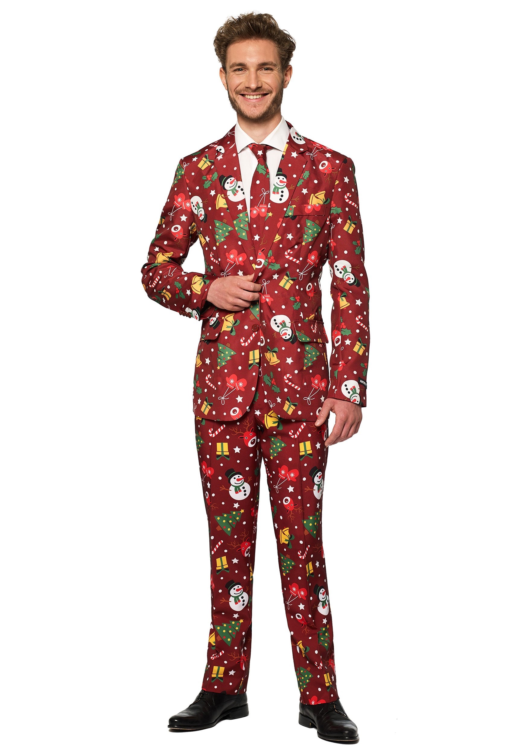 Men's Suitmeister Christmas Red Light Up Suit