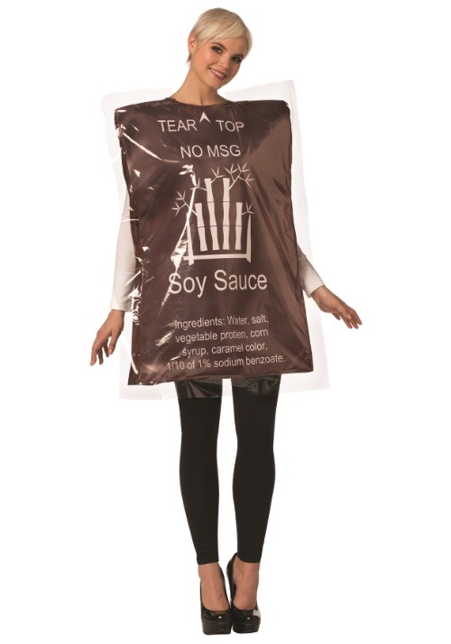 Adult Soy Sauce Packet Costume