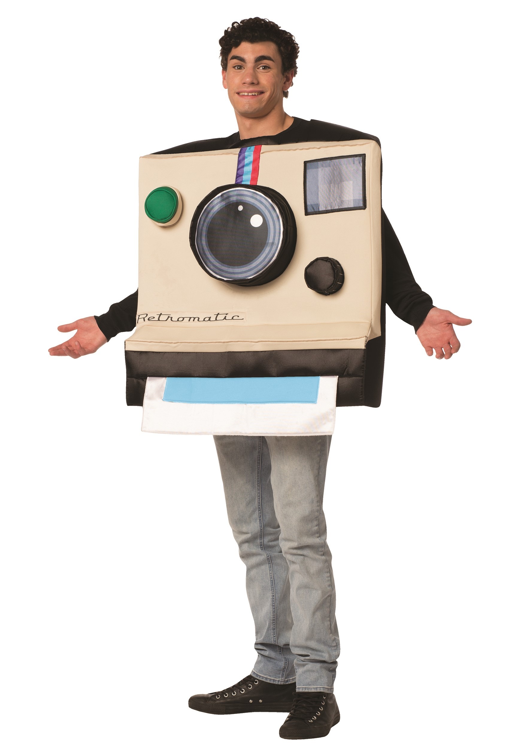 Polaroid Instant Camera Adult Fancy Dress Costume