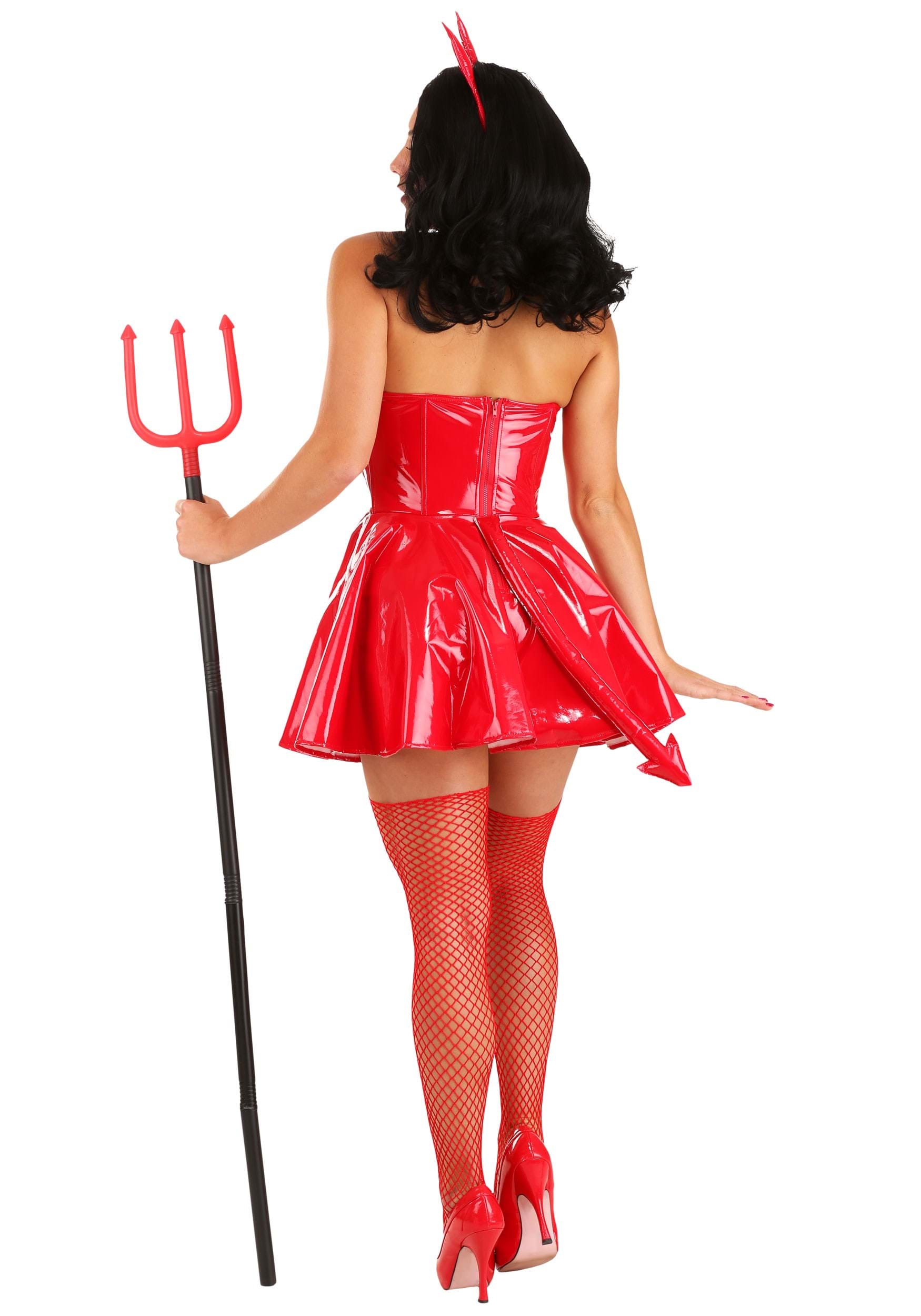 Red Hot Devil Women's Fancy Dress Costume