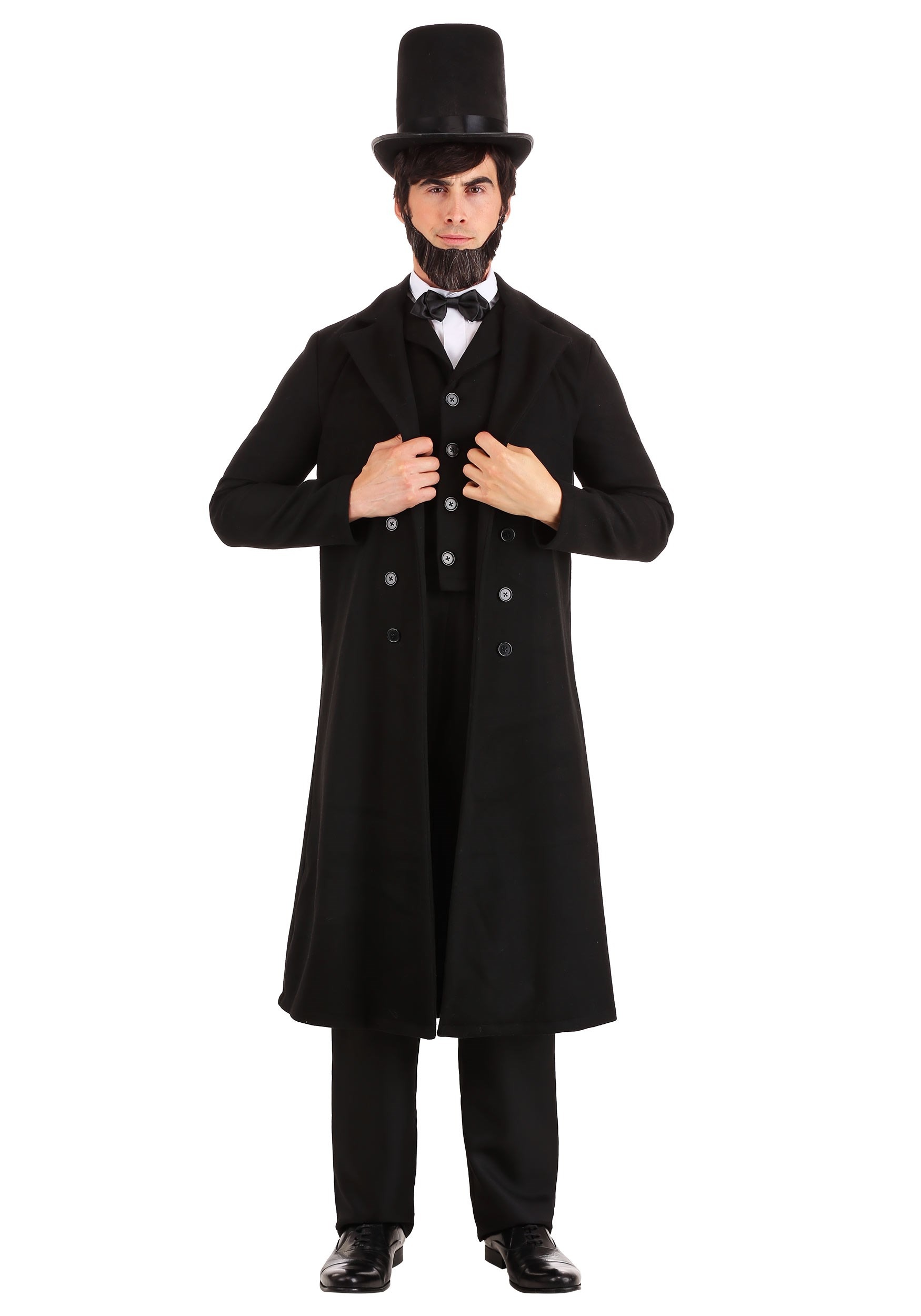Photos - Fancy Dress President FUN Costumes  Abe Lincoln  Costume for Adults Black FU 