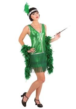Women's Emerald Flapper Costume