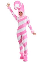 Women's Pink Candy Cane Jumpsuit  Alt 3