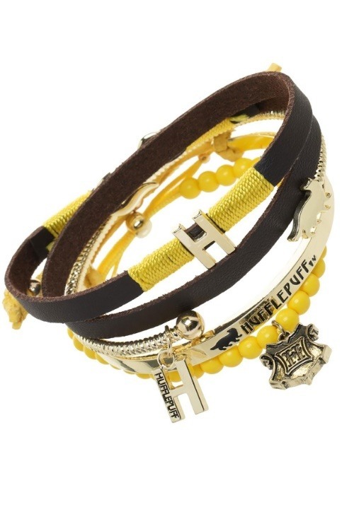 Harry Potter Hufflepuff Arm Party Bracelet Set