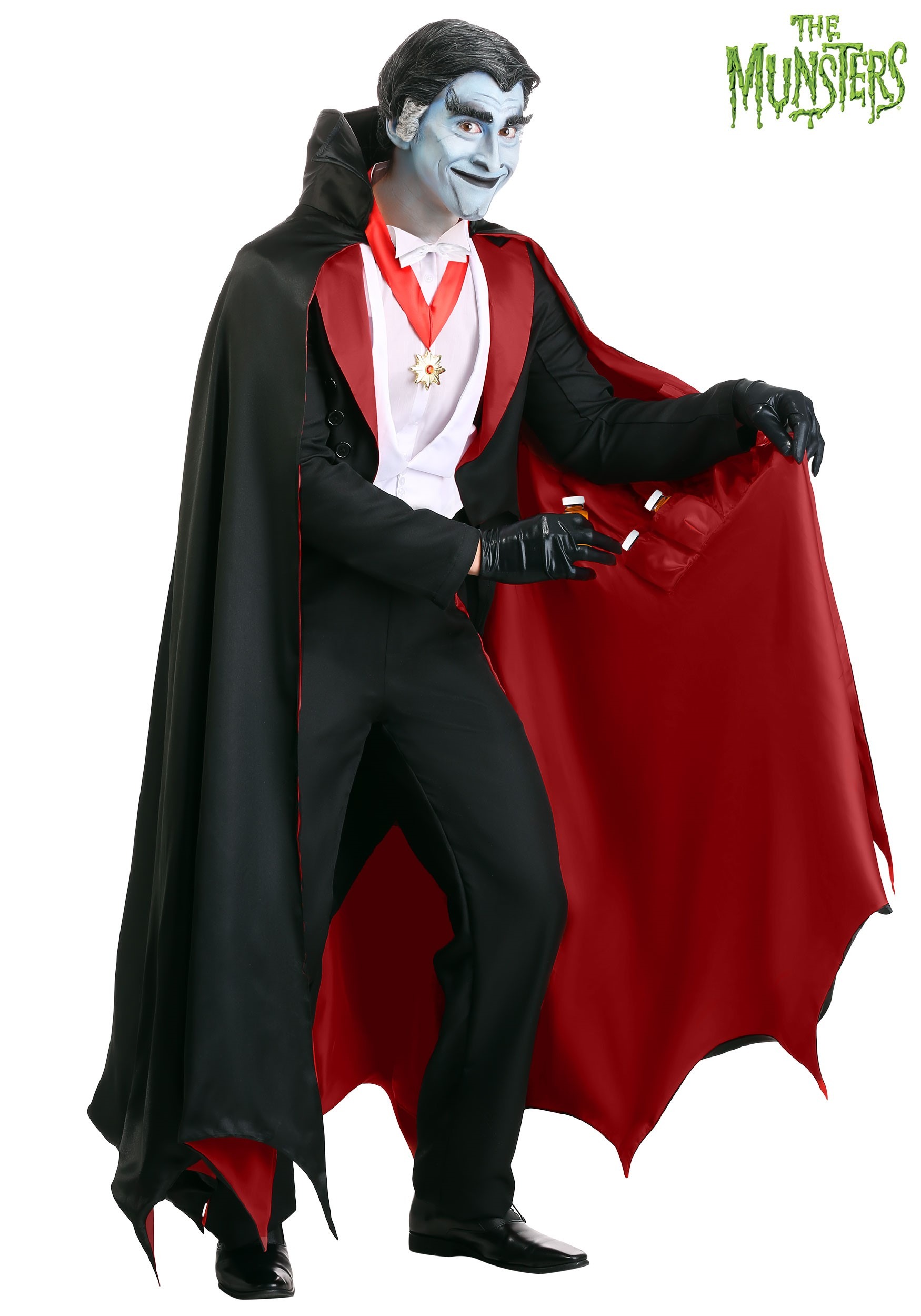 The Munsters Grandpa Munster Fancy Dress Costume For Adults
