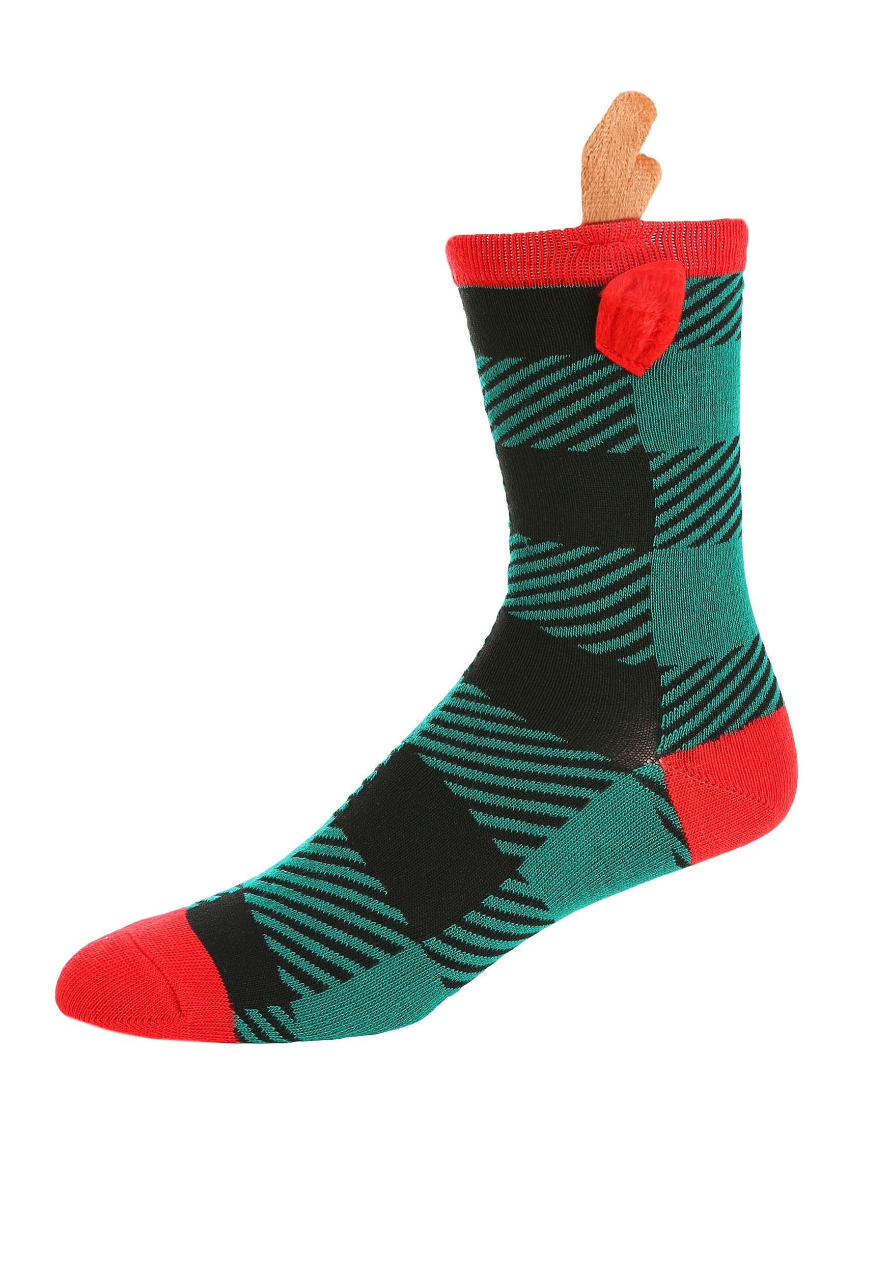 Adult Novelty Reindeer Crew Socks