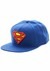 Superman Blue Snapback Hat Alt 1