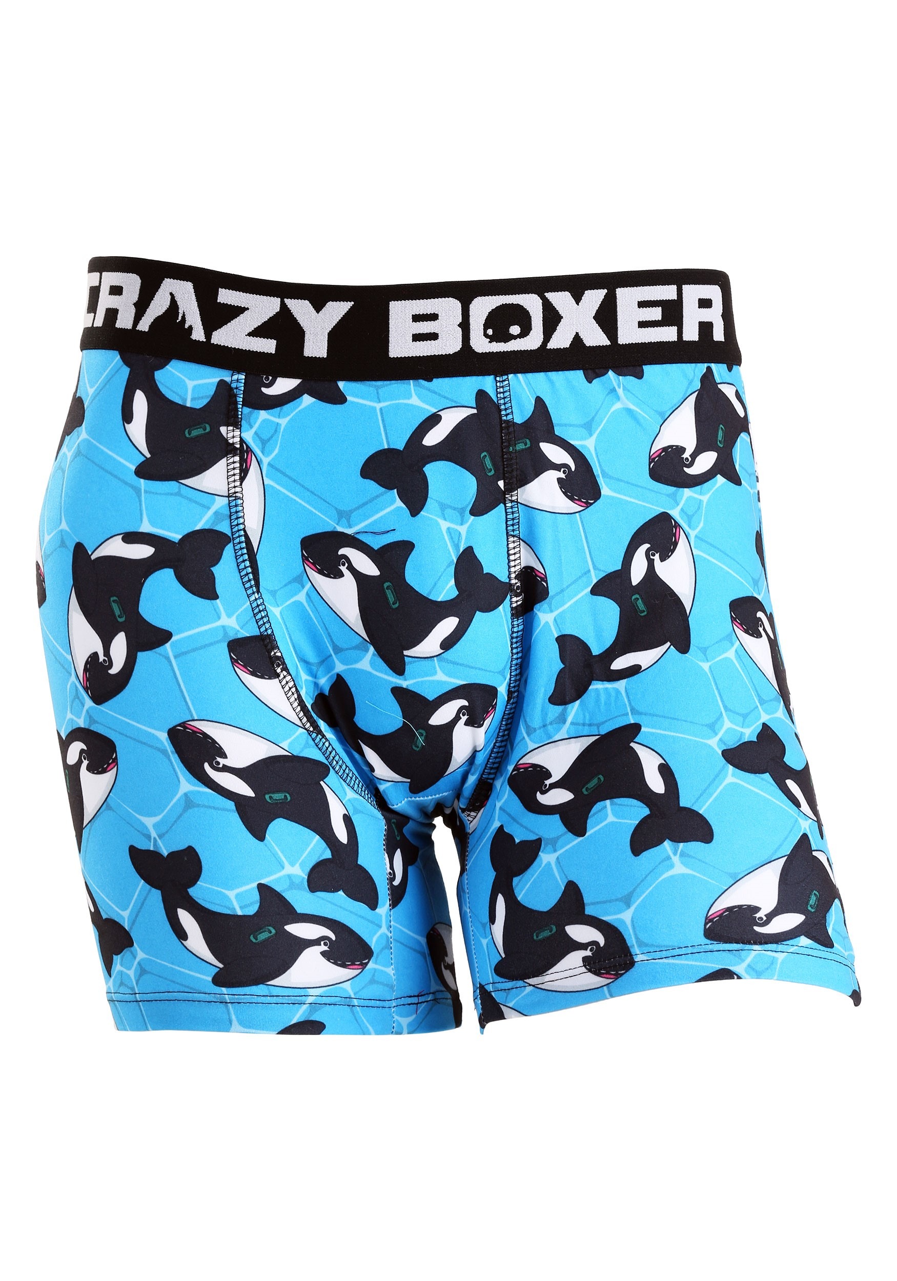 Orca Whale Pool Party Crazy Boxers Mens Boxer Briefs