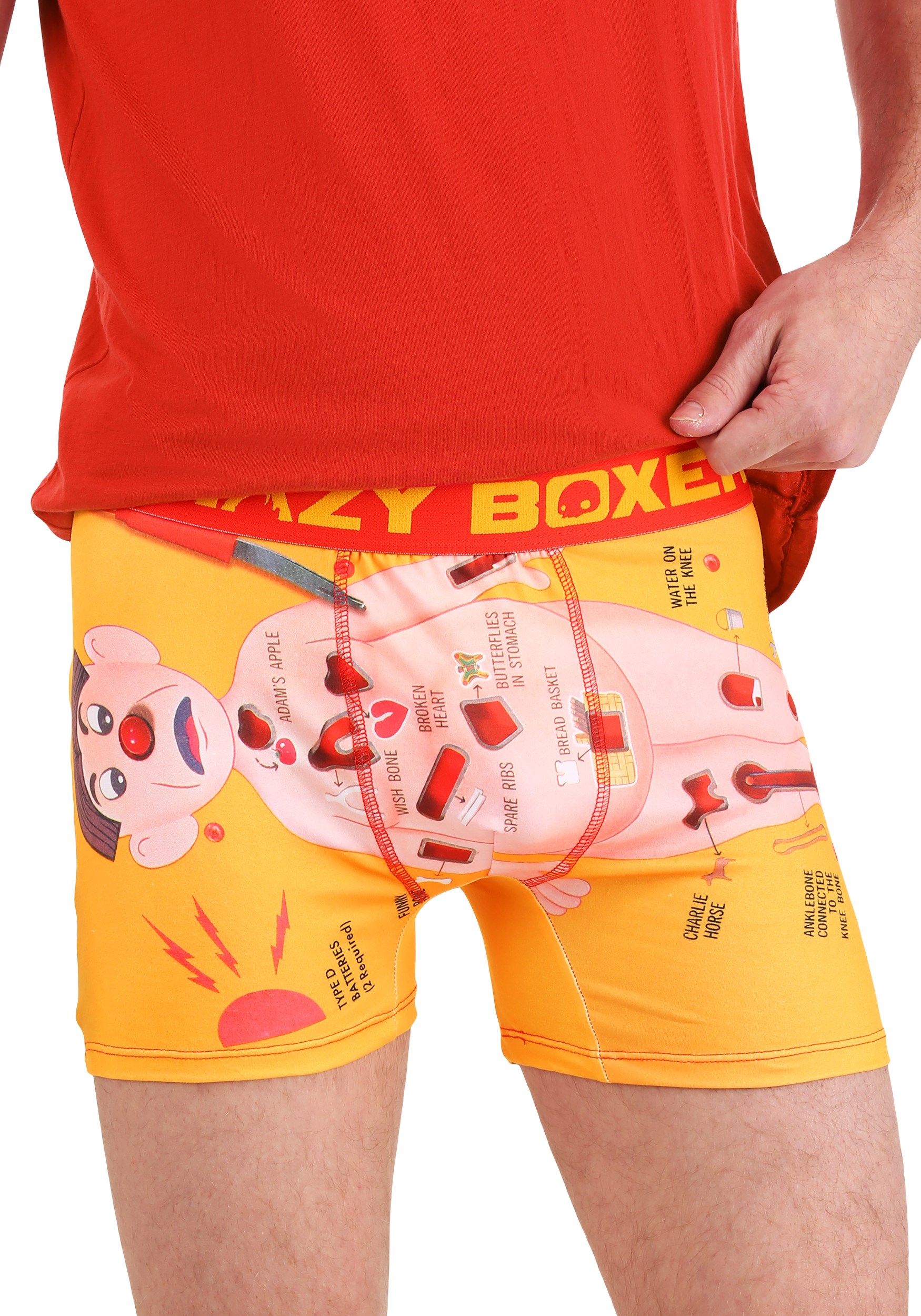 Crazy Boxers Operation! Box Art Mens Boxers Briefs Underwear