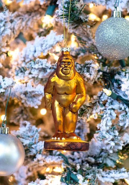 Bigfoot Glass Ornament