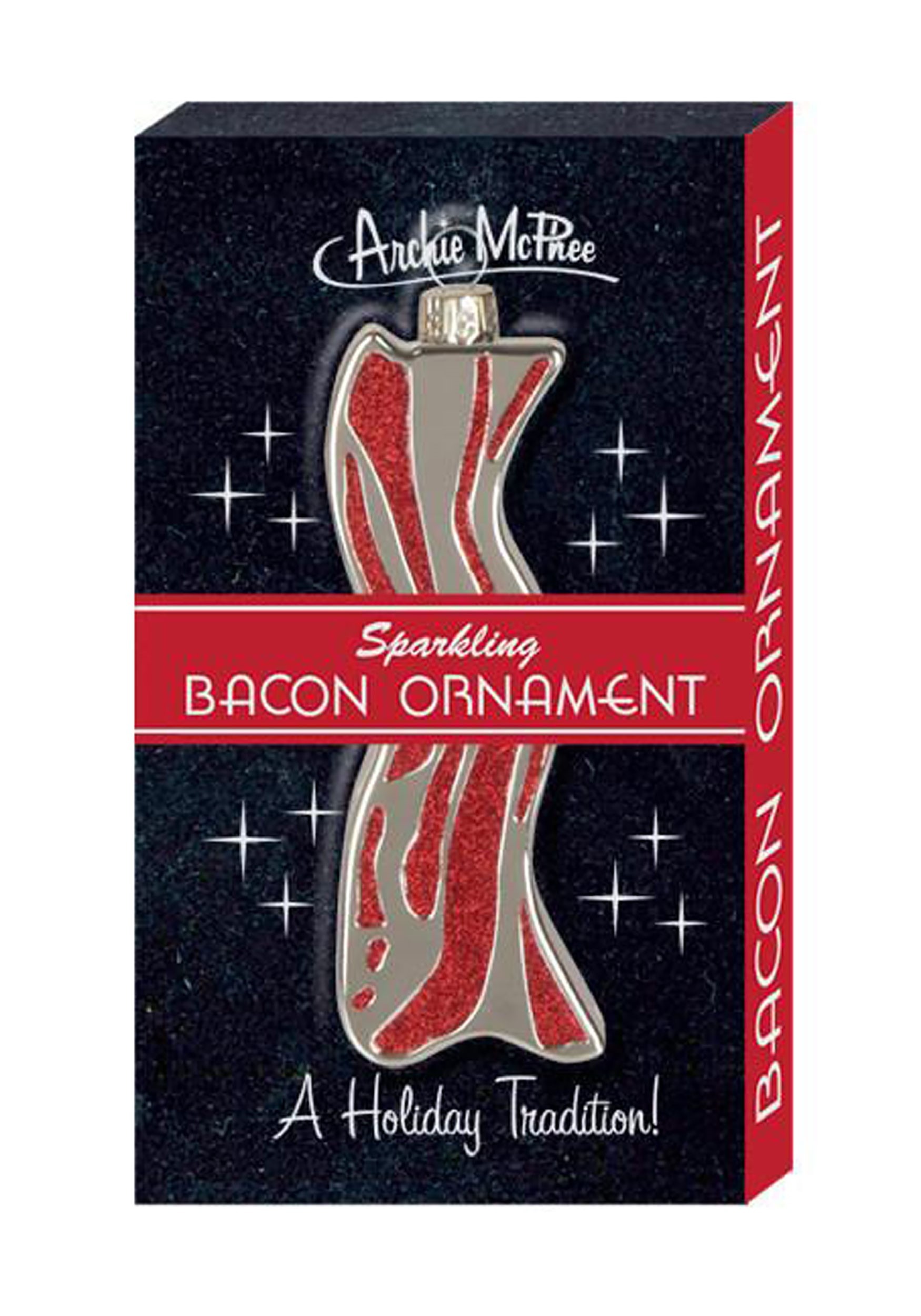 Sparkling Bacon Ornament