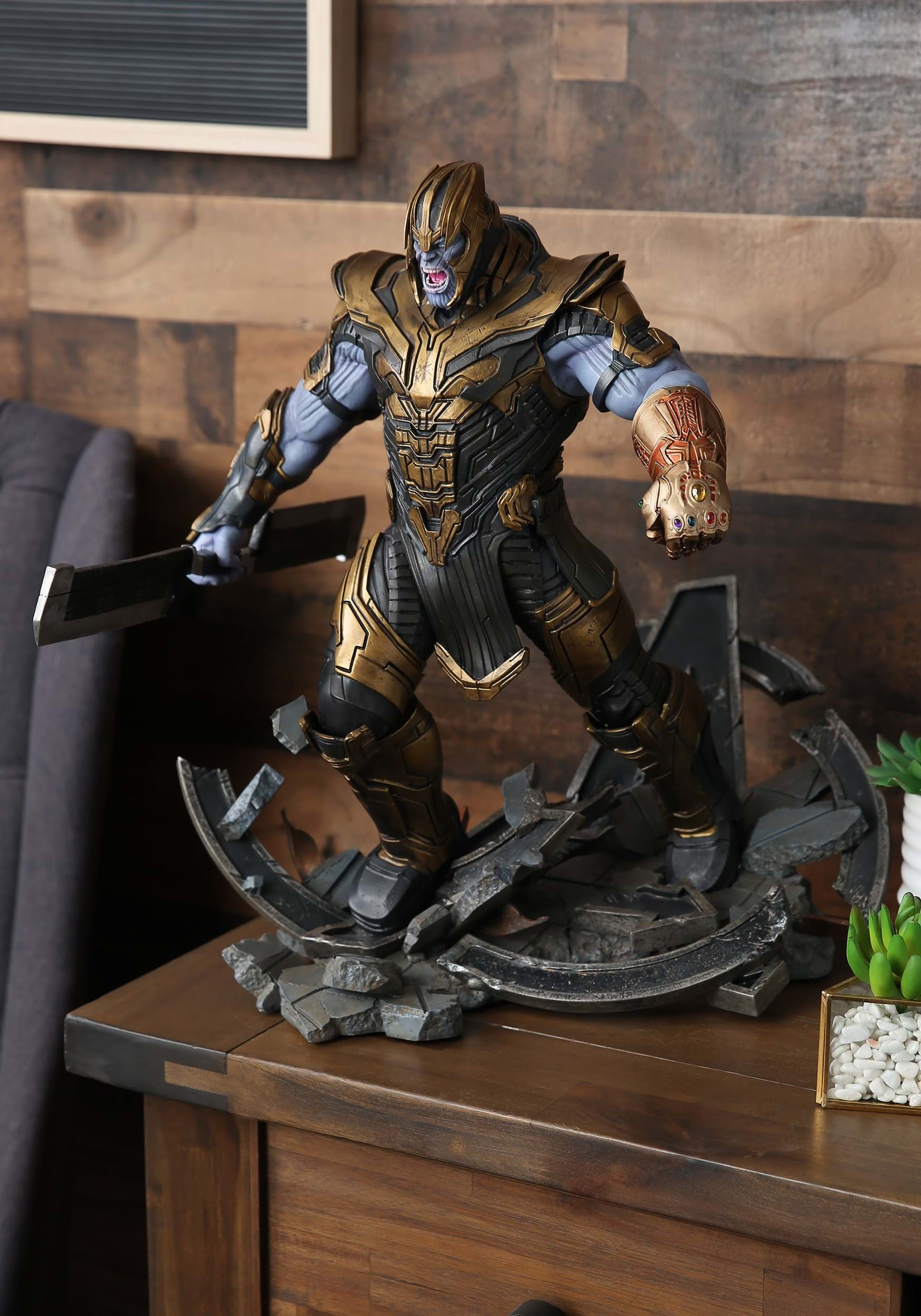 Marvel Milestones Avengers: Endgame Armored Thanos Figure