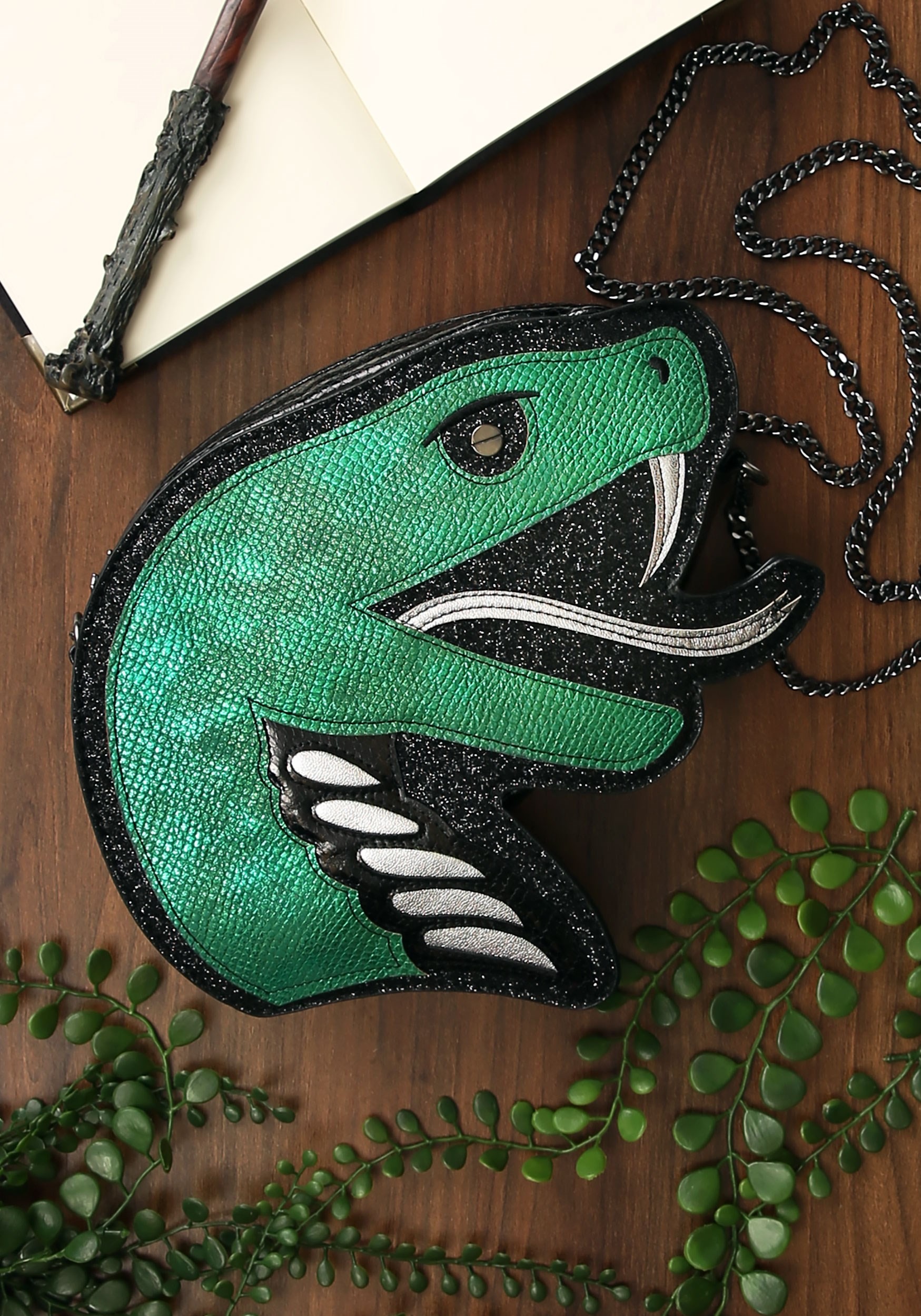 HP Slytherin Die-Cut Crossbody Bag Danielle Nicole