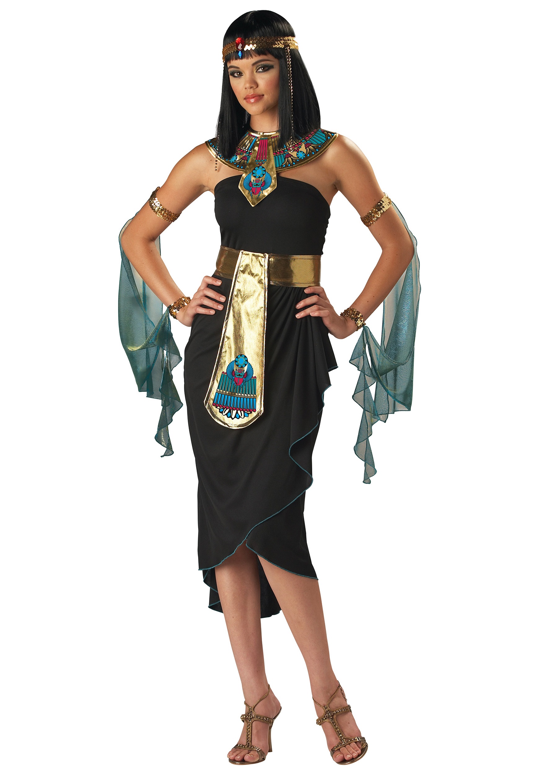 Queen Women's Cleopatra Fancy Dress Costume